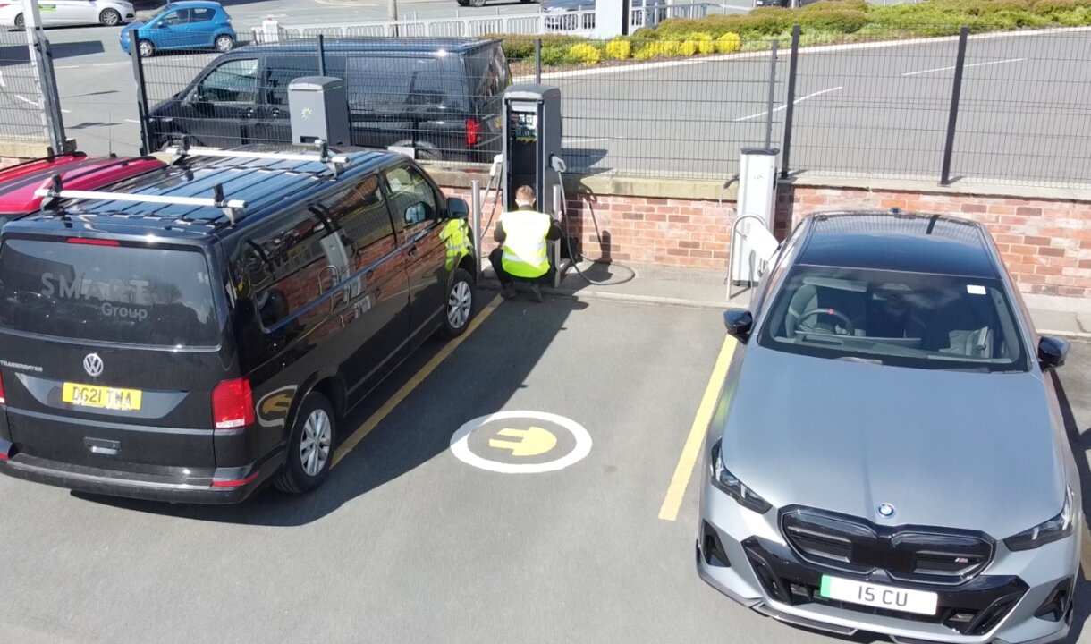 EV charge point installation